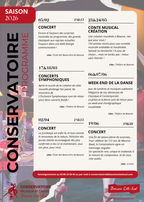 Programme 2026 - Conservatoire Musique et Danse (1)